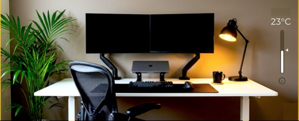 The ergonomic climate-controlled workspace